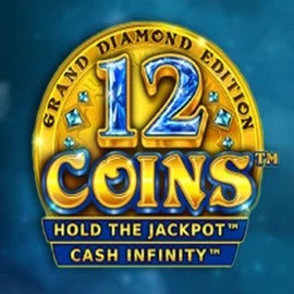 12 Coins Grand Diamond Edition slot logo by Wazdan at Blaze Spins Casino