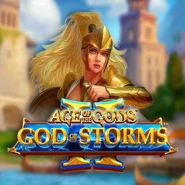 Slots logo of Age Of The Gods: God Of Storms 2 from Playtech at Blaze Spins Casino
