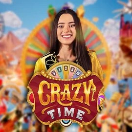 Play the Crazy Time slot by Evolution on Blaze Spins Casino