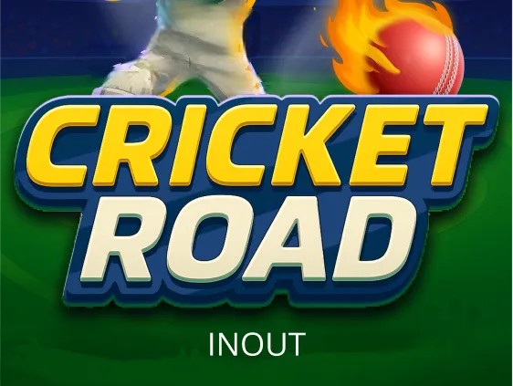 Cricket Road online game logo by InOut on blaze-spins.uk.com