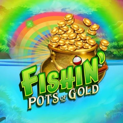 Fishin Pots Of Gold logo – Slots by Gameburger Studios at Blaze Spins Casino