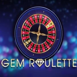 Gem Roulette slot logo by iSoftBet at Blaze Spins Casino