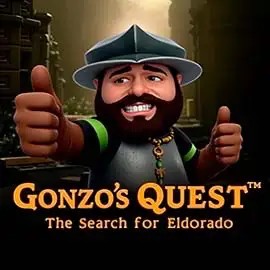 Gonzo's Quest logo by NetEnt at Blaze Spins CasinoGonzo's Quest
