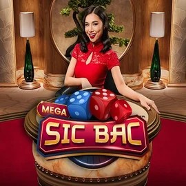 Mega Sic Bac online game logo by Pragmatic Play on blaze-spins.uk.com