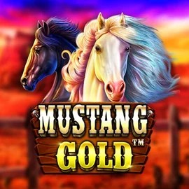 Mustang Gold logo by Pragmatic Play Blaze Spins Casino