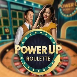 Enjoy PowerUP Roulette by Pragmatic Play – logo hosted on blaze-spins.uk.com