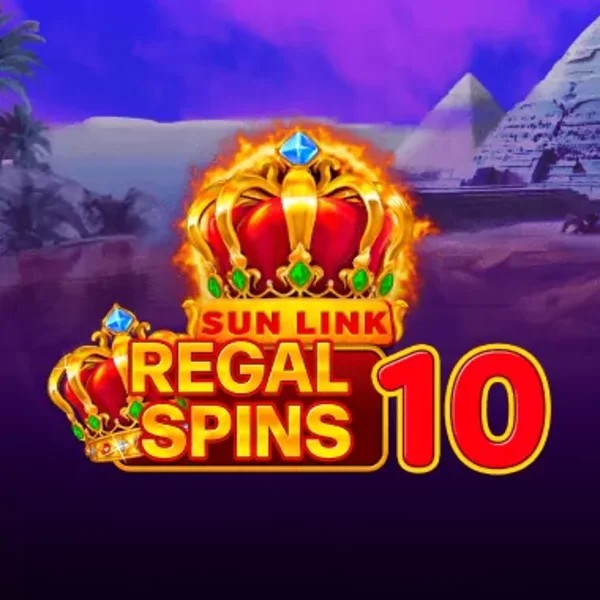 Regal Spins 10 logo by PatePlay at Blaze Spins Casino