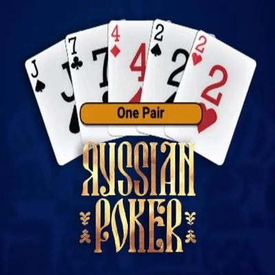 Russian Poker logo – Table Games by OneTouch Games at Blaze Spins Casino