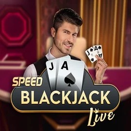 Speed Blackjack logo – Live Casino by Pragmatic Play at Blaze Spins Casino