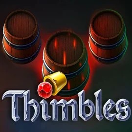 Thimbles by Evoplay, showcased at blaze-spins.uk.com – game logo